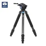 Sirui R-5214XL Professional camera carbon fiber tripod kit w VH-15 Fluid Heads