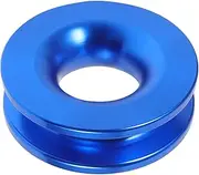 Mikinona Aluminum Alloy Snatch Recovery Ring Truck Winch Towing Snatch Ring Winch Pulley Recovery Accessory