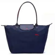 Single shoulder Tote bag New anniversary classic portable dumpling bag Single shoulder Tote women's bag Navy blue
