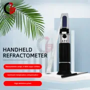 0-32% 0-80% Brix Sugar Wine Fruit Scale Refractometer Alcohol Meter Test Tool
