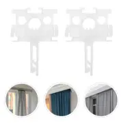 10PCS white window blind replacement part Vertical Curtain Carrier Vertical