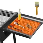 Silicone Griddle Tools Mat for Blackstone Spatula with Drip Pad Grill Side Shelf