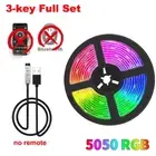 USB 5V Strip Led Lights Tape RGB 5050 Led Wall Room APP Remote Control Flexible