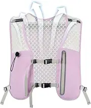 [Nuytghr] Hydration Vest for Running Women,Breathable Running Vest with Adjustable Strap | Bladder Non-Slip Phone Bag Chest Pack Gear for Women Hiking Cycling Marathons Race Camping