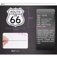 在飛比找Yahoo!奇摩拍賣優惠-?現貨 ?美國66號公路車貼?汽車金屬車貼美國66號公路車身