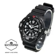 Casio Diver Look Analog Black Resin Band Watch MRW200H-1B MRW-200H-1B