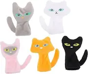 5pcs Finger Doll Finger Puppets Small Hands Finger Puppet Hand Puppets Mini Hands for Cats Plush