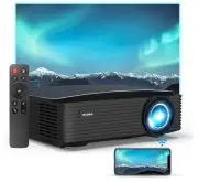 NexiGo PJ20 Outdoor Projector, with Remote Bundle -WiFi and Bluetooth Able