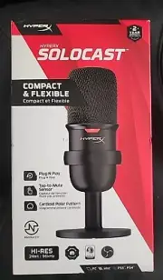 HyperX Solocast USB Microphone For PC, PS4, PS5 And MAC.