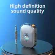 Bluetooth 5.3 Car Kit AUX Adapter 3.5mm Jack Stereo Wireless Audio Receiver