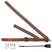 Front Static Seat Belt For Leyland Vista Vue - 1957-1974 Beige