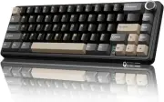 ATTACK SHARK X66 Wireless Mechanical Gaming Keyboard with Knob,Tri Mode USB-C...