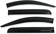 Window Visor Wind Door Visor for Mitsubishi Triton Mq Mr L200 2015-2022 Side Window Deflectors Sun Rain Guard