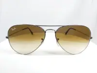 在飛比找Yahoo!奇摩拍賣優惠-『逢甲眼鏡』Ray Ban雷朋 全新正品 太陽眼鏡 鐵棕色金