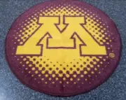 Northwest "MINNESOTA GOPHER" round plush 22" spirit area rug - NWT