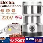 Electric Coffee Grinder Grinding Milling Bean Nut Spice Matte Blender W/4 Blades