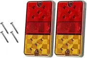 Led Trailer Tail Lights Truck Caravan Ute Boat Light Screw Waterproof Adr