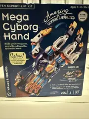 Thames Kosmos Mega Cyborg Hand STEM Experiment Kit Build Your Own Factory Sealed