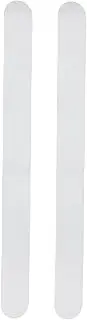 Mipcase 2Pcs Transparent Tennis Racket Head Tape Durable Protection for Racquet Heads Removable to Prevent Scratches and Damage Easy Application