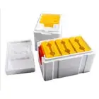 Honey Bee Crossing Box Single Layer Foam Beehive Nesting Beehive (White).