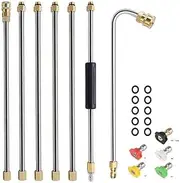 Daseeme Gutter Cleaning Tool Pressure Washer Extension Wands Roof Washing Cleaner Lance~