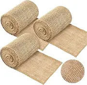 SYWHXY Natural Burlap Tree Protector Wrap, 3 Rolls Tree Wrap for Damaged Tree Bark Repair, 5 Inches x 17 Feet Tree Wraps Bark for Winter, Burlap Wrap Plants Bandage for Keeping Warm