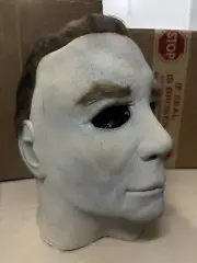 Vintage 2000s Michael Myers Halloween 1978 Overhead Adult Mask Falcon Int’l