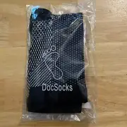 Doc Socks Open Toe Compression Sleeves 1 Pair One Size Unisex Black & White NIP