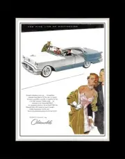 1956 Oldsmobile Ninety Eight Holiday Sedan - Matted for 11x14 Frame