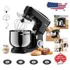 High-Capacity 8.5 Qt Tilt-Head Mixer - 660W, Black with Food-Grade Attachments