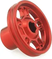 BWPEXZ Compatible with Xmax 250 300 400 Motorcycles 2017-2021 2022 2023 2024 CNC Aluminum Rear Wheel Axle Nut Cover Plug Accessories(Red)