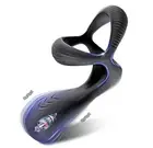 Remote Penis Cock Vibrator Anal Sex Ring Butt Plug Male Prostate Massager Toys