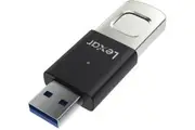 Lexar F35 PRO 64GB JumpDrive Fingerprint USB 3.2 Gen 1, up to 300MB/s read, 150MB/s write transfer content between your USB Type-CTM and Type-A devic LJDF35P064G-RNBNG