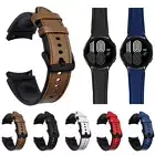 For Samsung Galaxy Watch 5 40mm 44mm Pro 45mm Leather Strap Watch Band No Gap