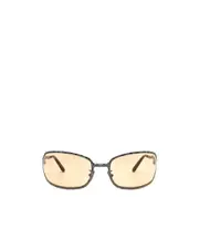 geometric sunglasses One size Nude
