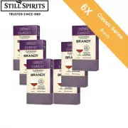 6 xStill Spirits Classic Brandy Essences 2 Sachet Make 2.25L Home Brew Alcohol
