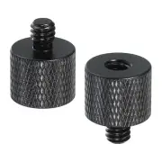2 Pcs Tripod Screw Adapter 1/4" Female to 1/4" Male Tripod Nut Camera Mount