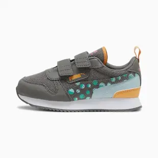 【PUMA】運動鞋 童鞋 中童 兒童 R78 Summer Camp V PS 灰綠 39657202