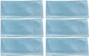 6 Pack Microfiber Glass Cleaning Cloths, Reusable, Lint-Free, Clean for Window, Glasses, Windshields, Mirrors and Car Windshields