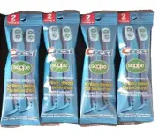 Crest Scope Mini Disposable Toothbrushes No water needed 4 four packs of 2 each