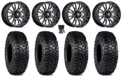 MSA ThunderLips 15" Wheels Machined 30" Intersect Tires Can-Am Defender