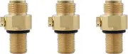 3pcs M18X1.5 Co2 Valve Adaptor Replaceable Transverter Suitable for Soda Machine Replaceable Valve,for CGA320