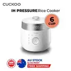 CUCKOO 6-Cup IH Twin Pressure Korean Rice Cooker CRP-LHTR0609F