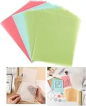 60 Sheets/Set Translucent Vellum Paper,Frosted Smooth Vellum Paper Printable Vellums for DIY Invitations Greeting Cards Card Overlays,Drawing,Envelope (Three-Colore 4.25x5.5inch 100gsm/37lb)