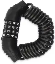 Motorcycle Helmet Lock with Combination Lock,Retractable Locks...