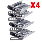 Lot of 4 F238F 3.5" SAS SATA Tray Caddy for Dell PowerEdge T410 R720 R510 T610