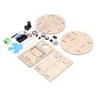 Play Robot Vacuum Toy Beech Kid Robot Sweeper Science Assemble Kit HY3
