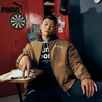 在飛比找蝦皮商城優惠-PUMA 外套 基本系列 SQUAD 卡其 經典LOGO 棒