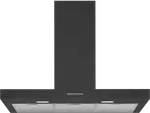 Smeg 90cm T Shape Chimney Rangehood Matte Black