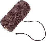 IWOWHERO 1 Roll Hand Woven Cotton Macrame Rope Durable Decorative Cord for DIY Wall Hanging Crafting and Plant Hangers for Home Decor and Creative Projects